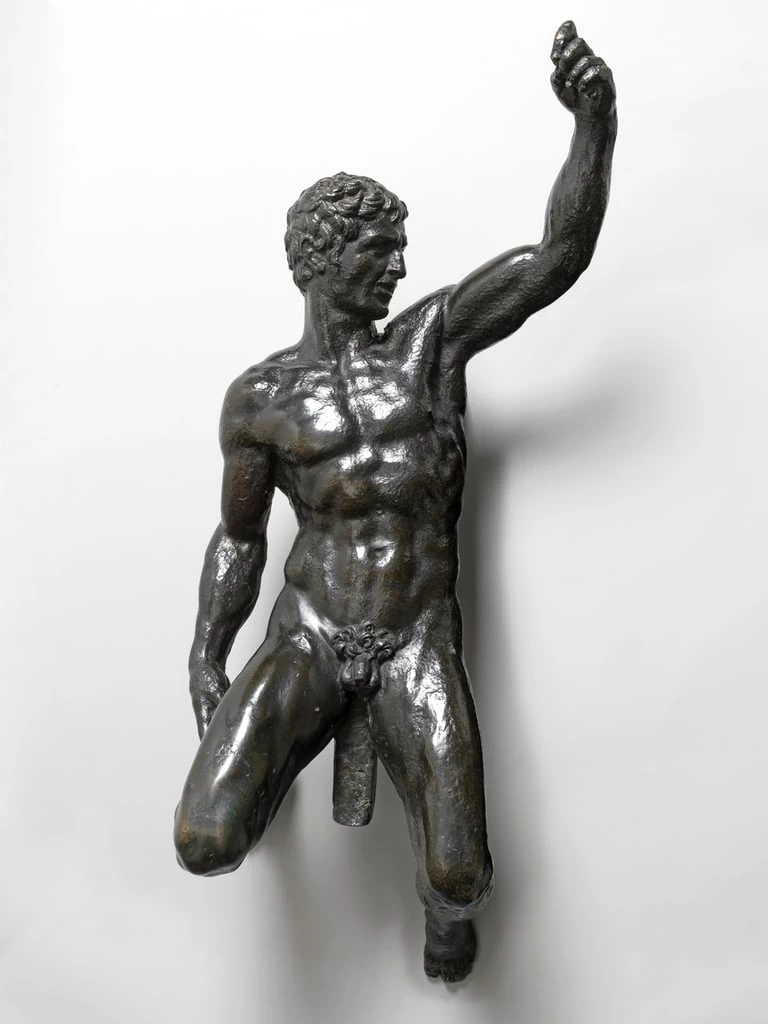 Baccanti nude che cavalcano pantere - dettaglio